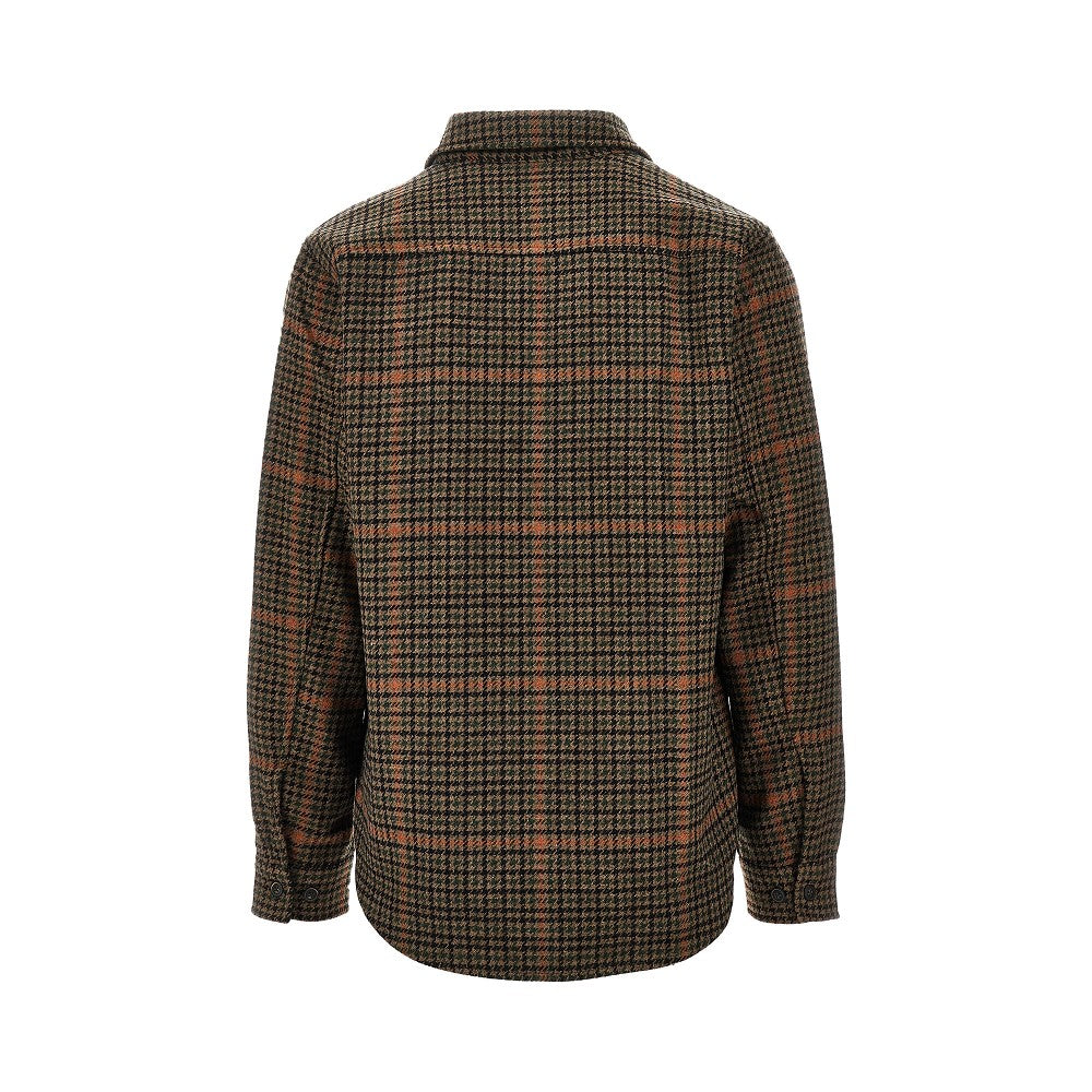 Overshirt in pied-de-poule 'Kody'