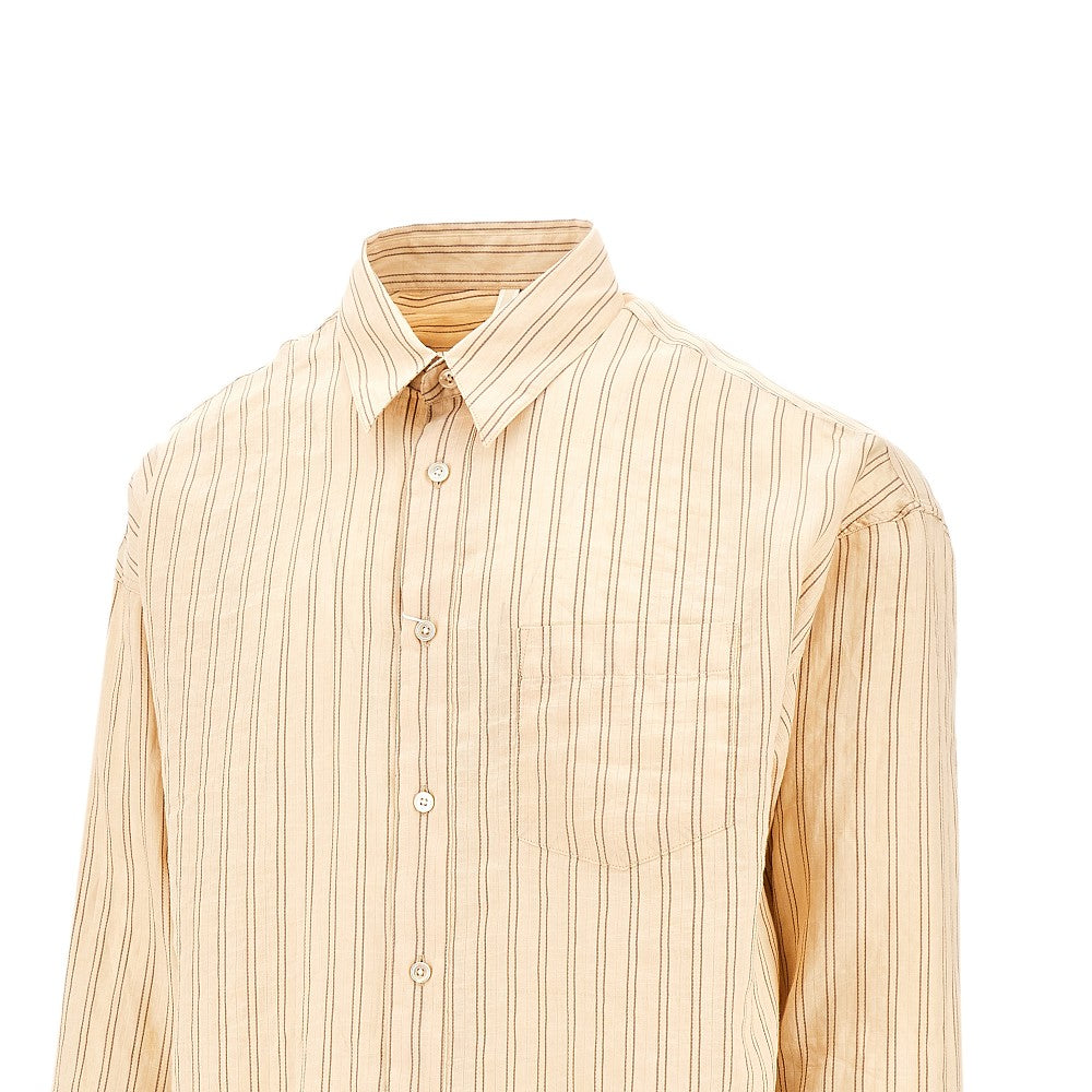 'Stable' linen blend shirt