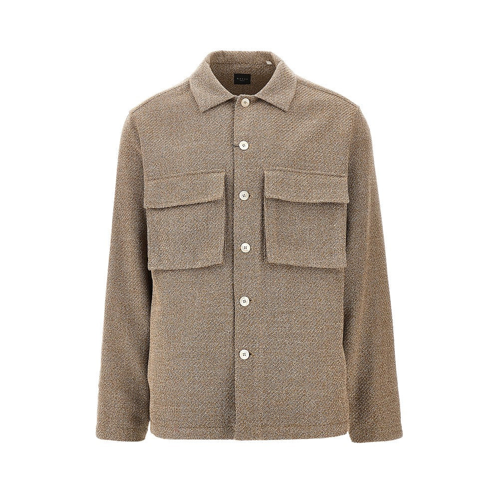 'Unfold' tweed shirt