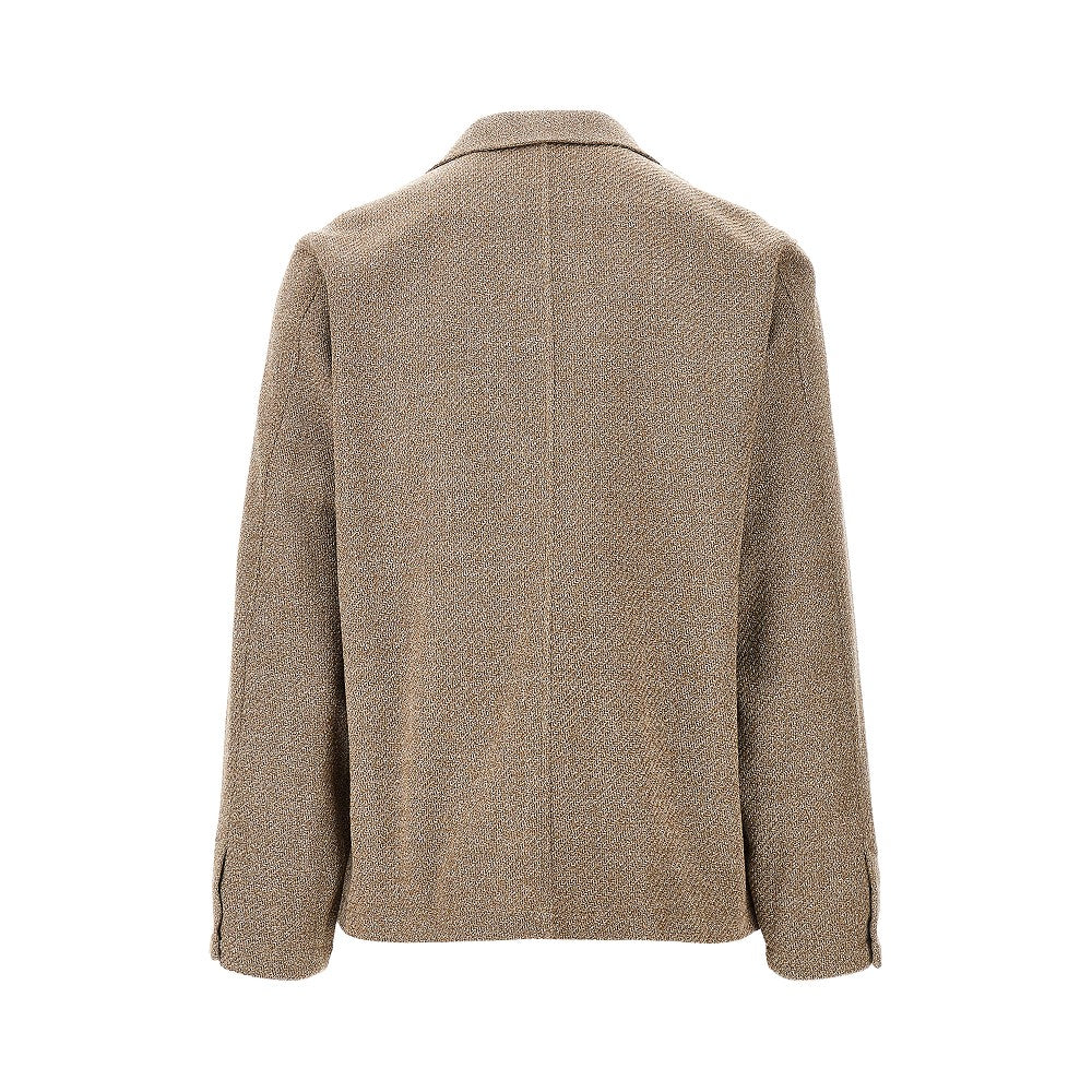 'Unfold' tweed shirt