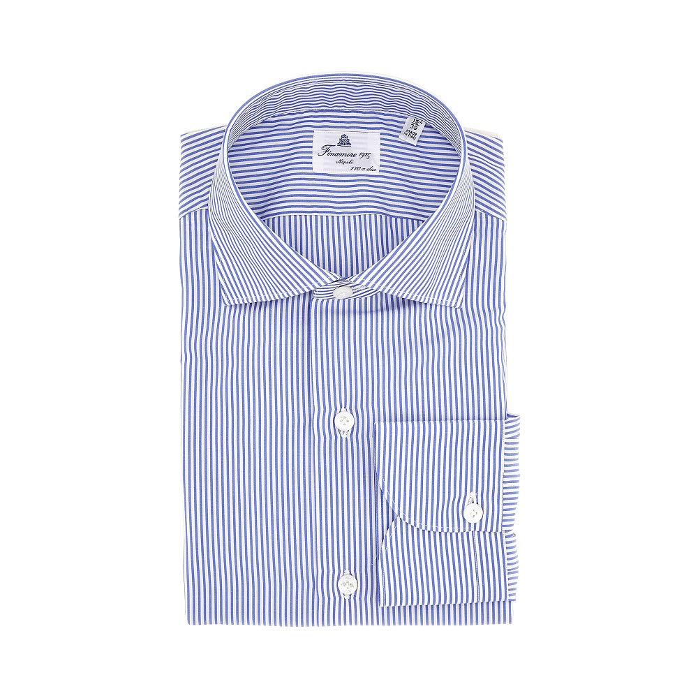Camicia in popeline di cotone 170 a due