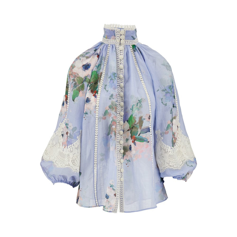 'Everley' ramié blouse