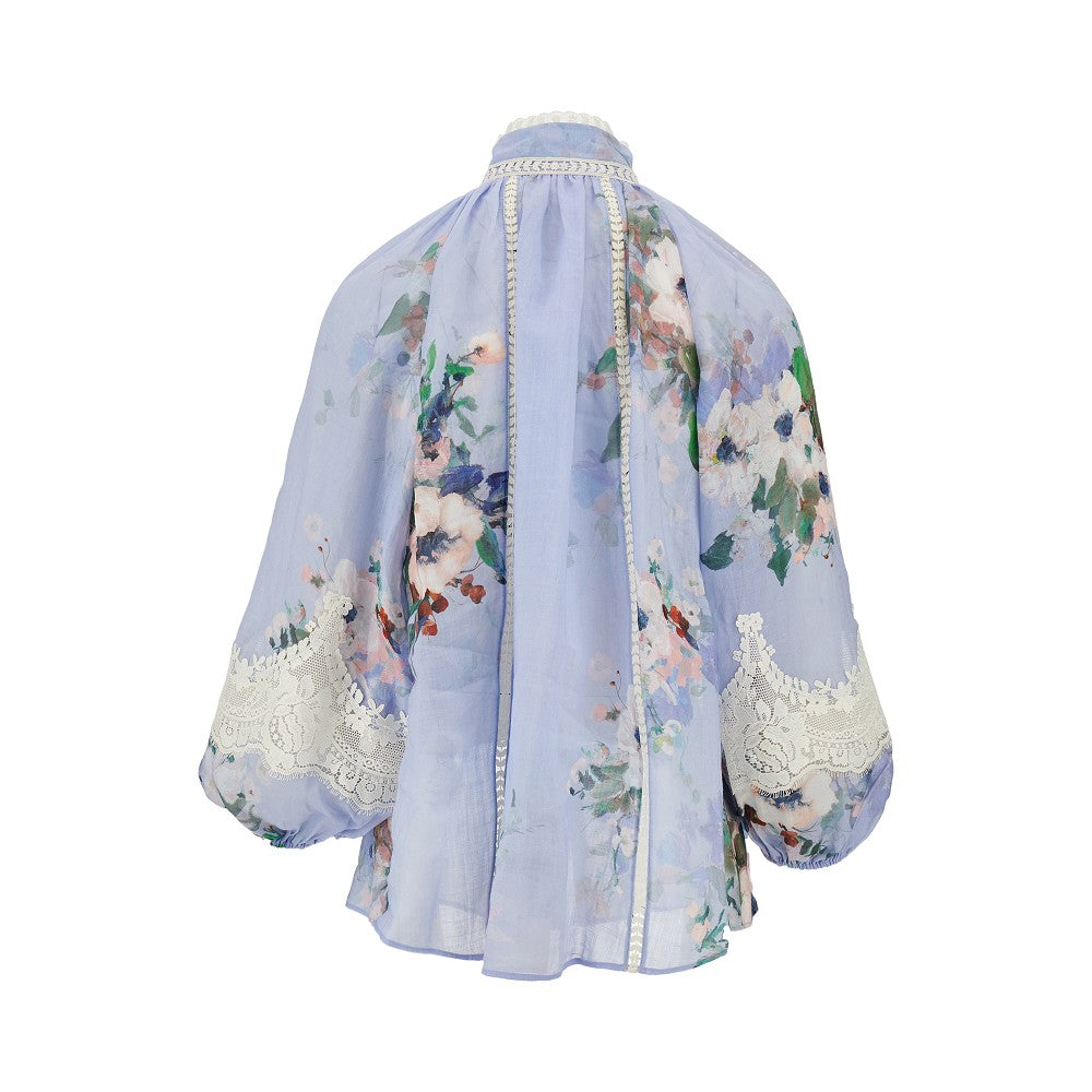 'Everley' ramié blouse
