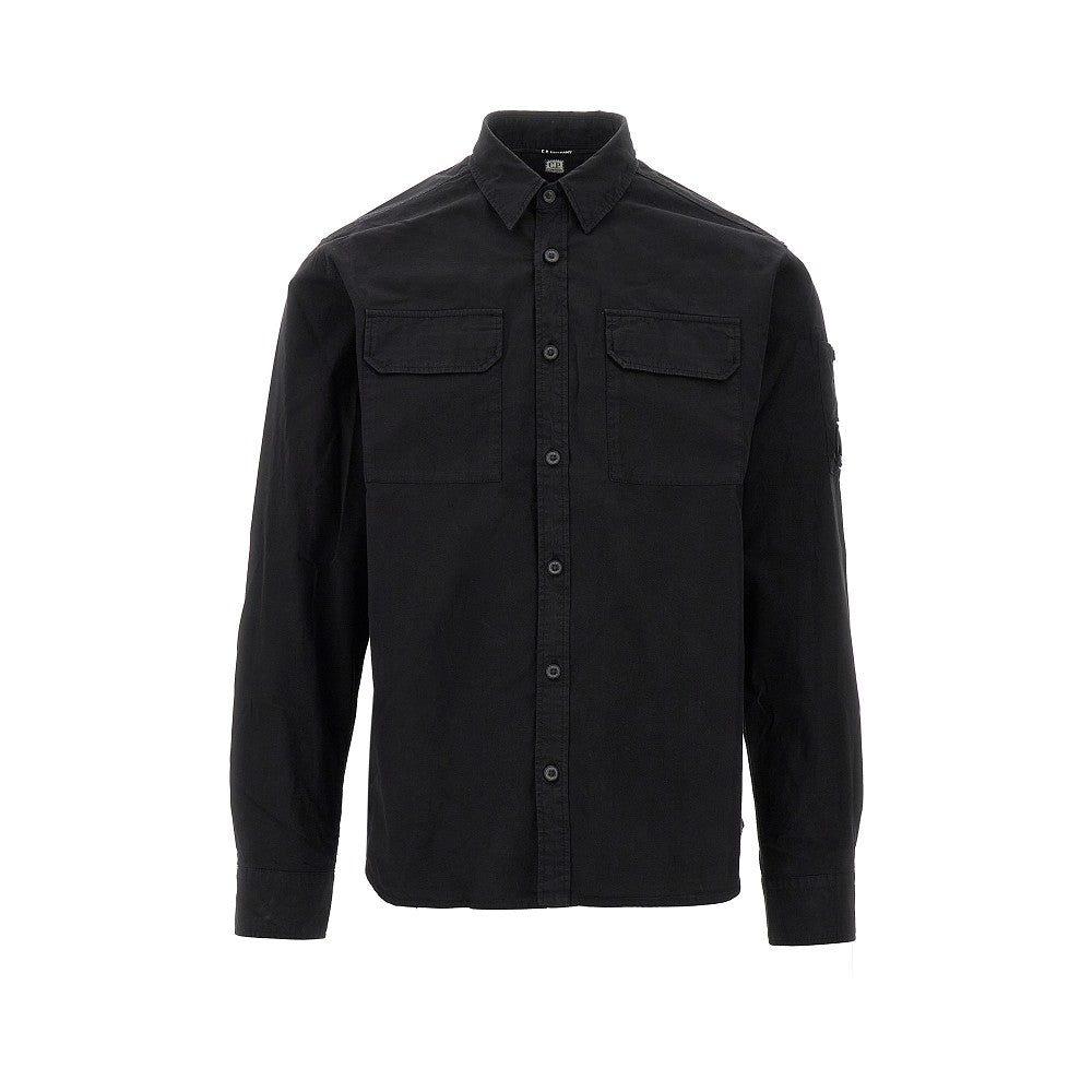 Camicia in gabardine di cotone
