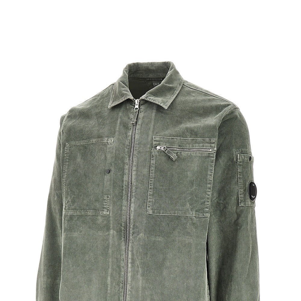 Overshirt in velluto a costine