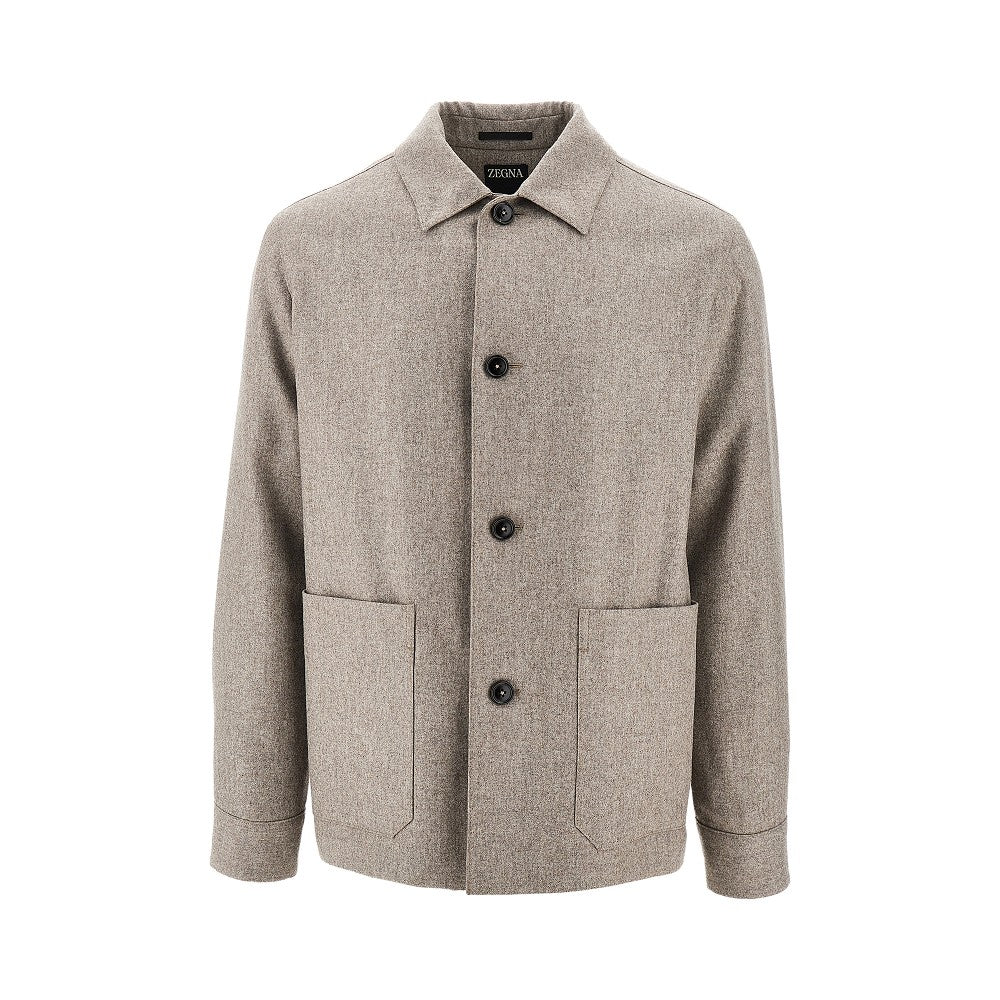 'Alpe' flannel chore jacket