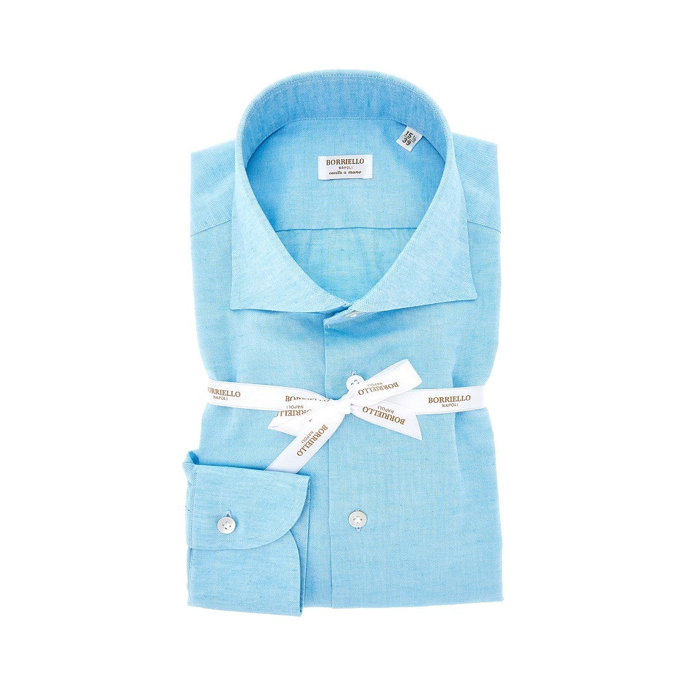Cotton and linen tailored shirt