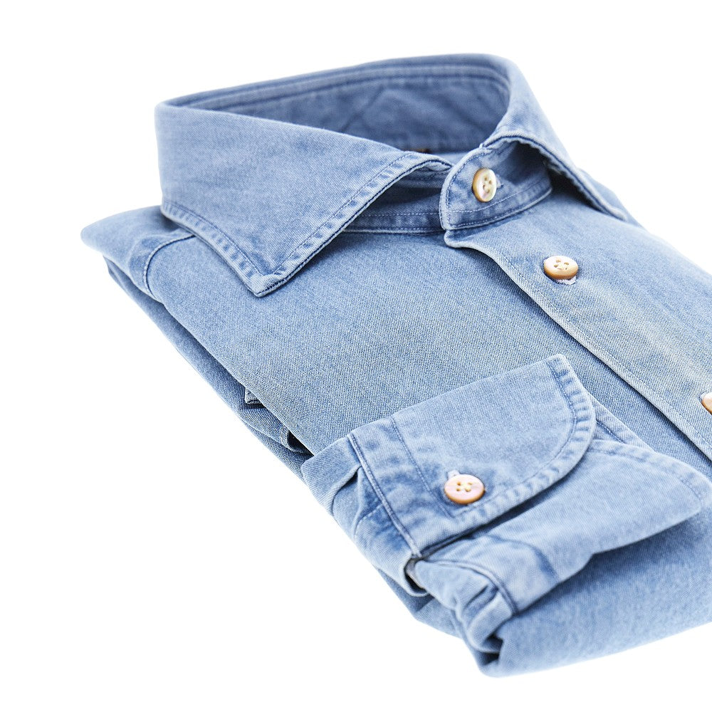Camicia in denim di cotone