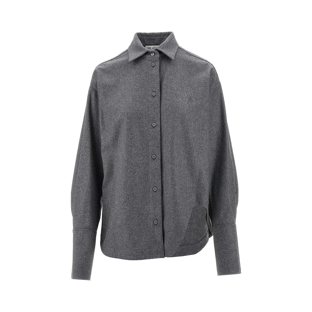 Camicia 'Eliza' in misto lana