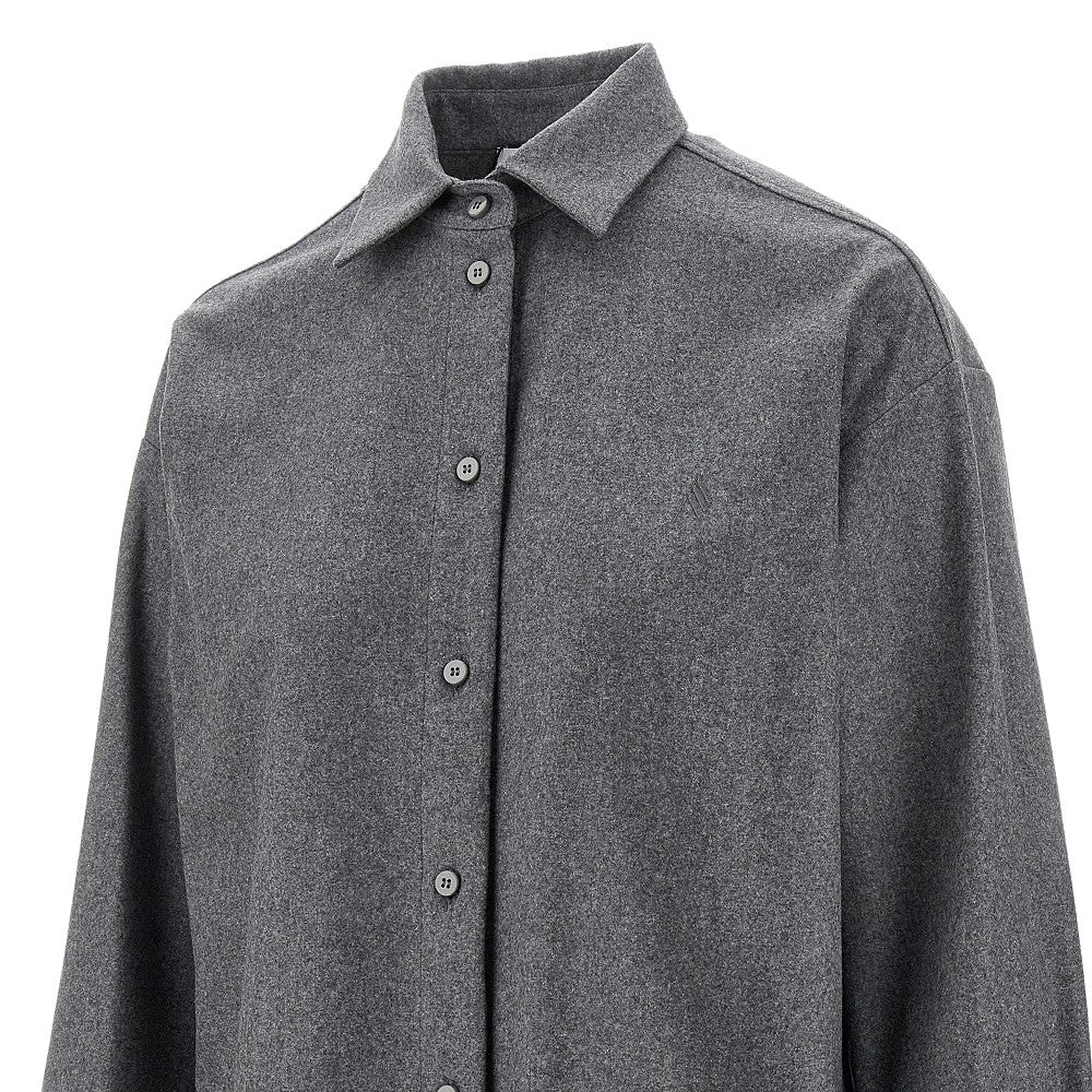 Camicia 'Eliza' in misto lana