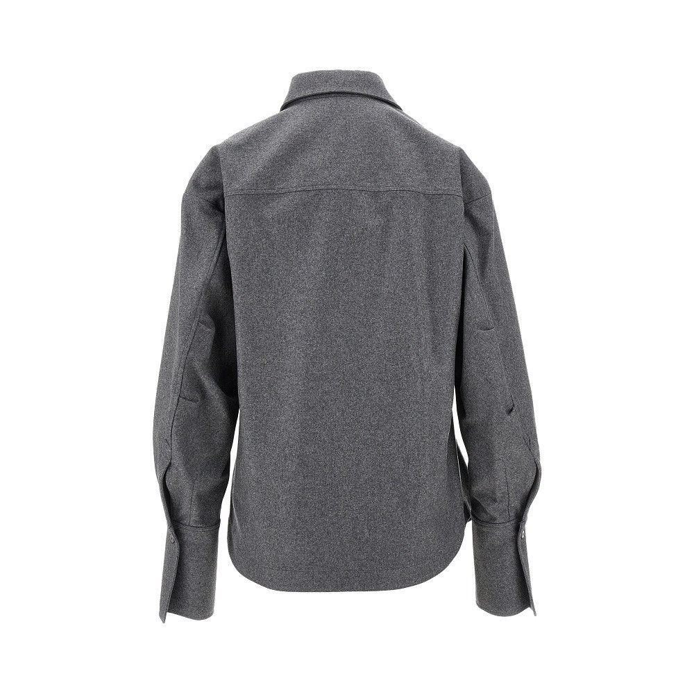 Camicia 'Eliza' in misto lana