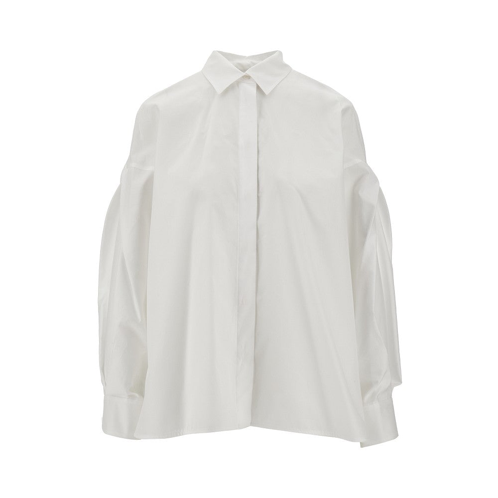 Camicia ampia in popeline