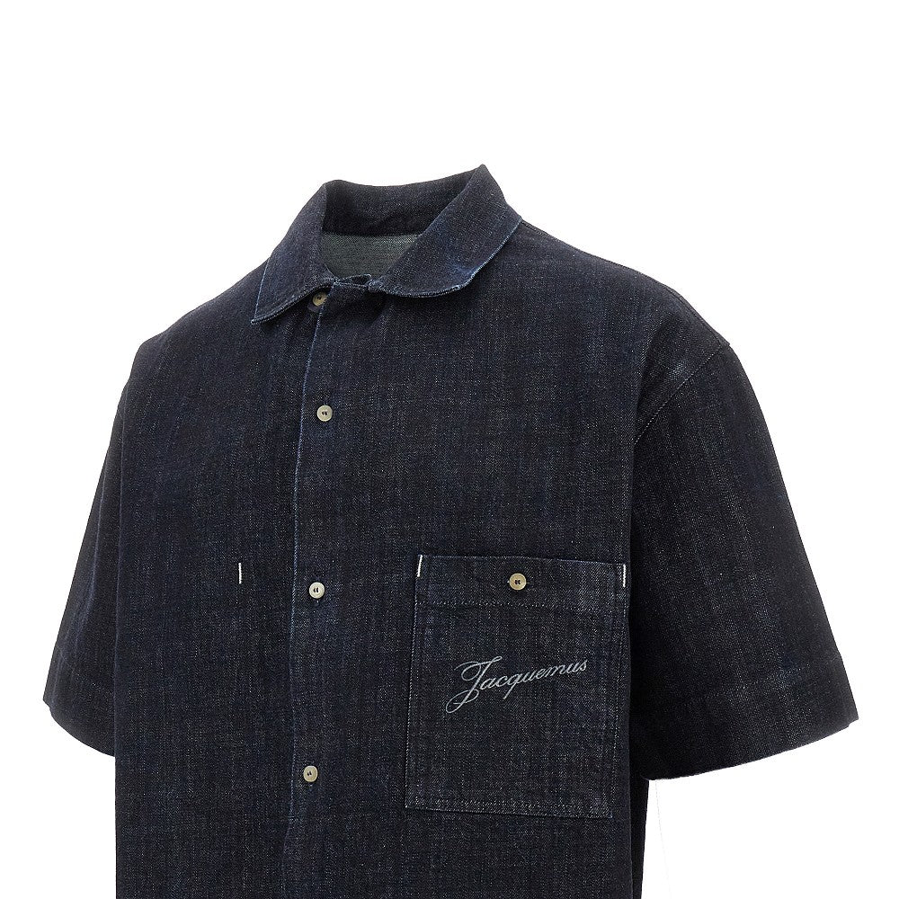 'de-Nîmes Aloe' denim shirt