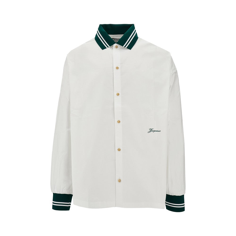 'Baseball' cotton shirt