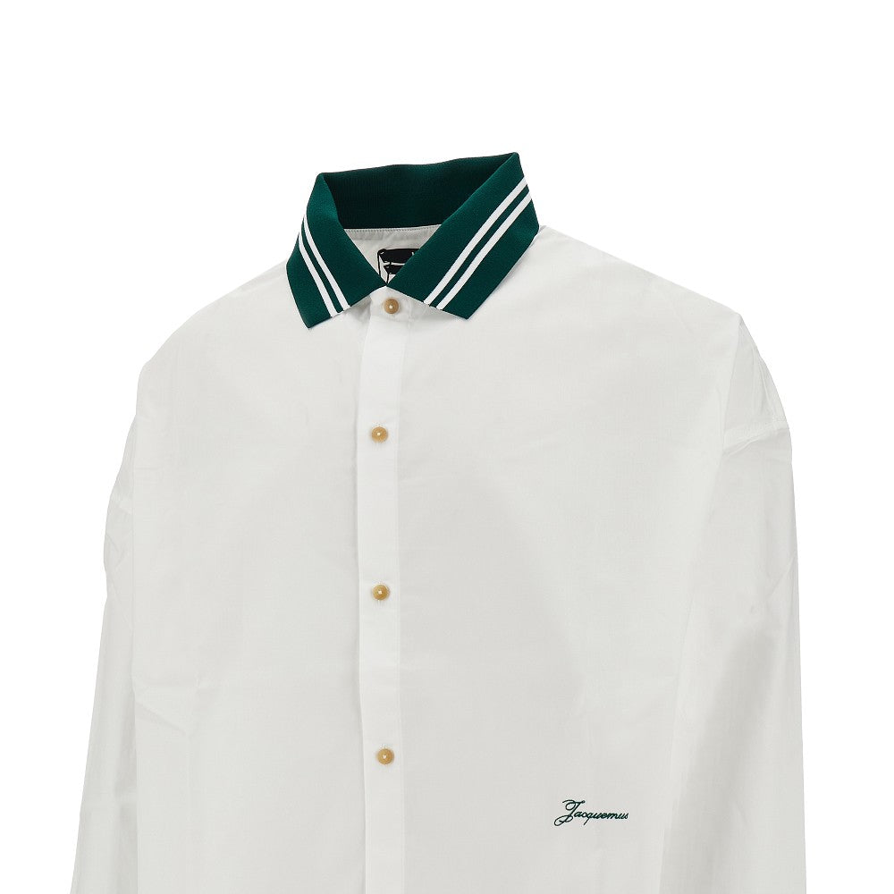 'Baseball' cotton shirt