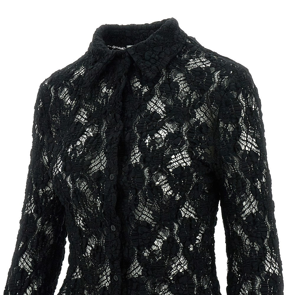 Stretch lace shirt