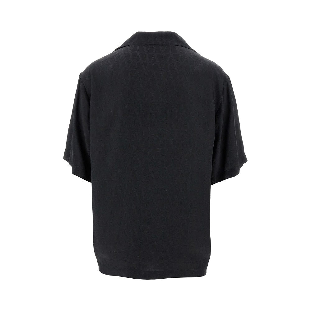 'Toile Iconographe' silk Bowling shirt