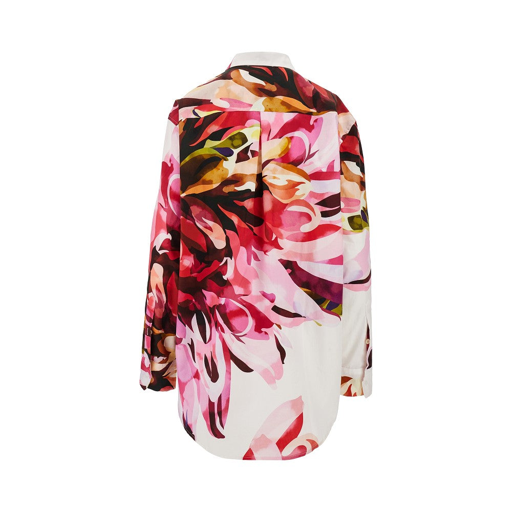 'Kaia' printed cotton shirt