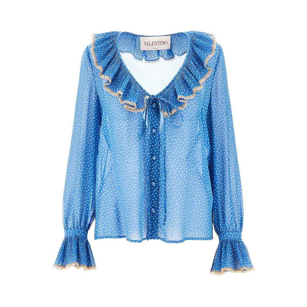 Plusdepois print Light Georgette shirt