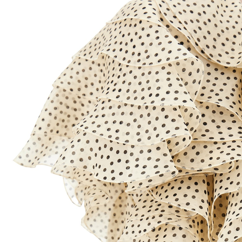 Plusdepois print organdy jacket