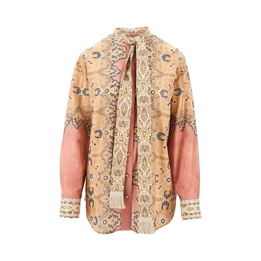 Camicia in mussola 'Voyage Imaginaire'
