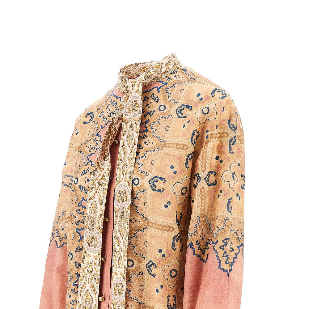 Camicia in mussola 'Voyage Imaginaire'