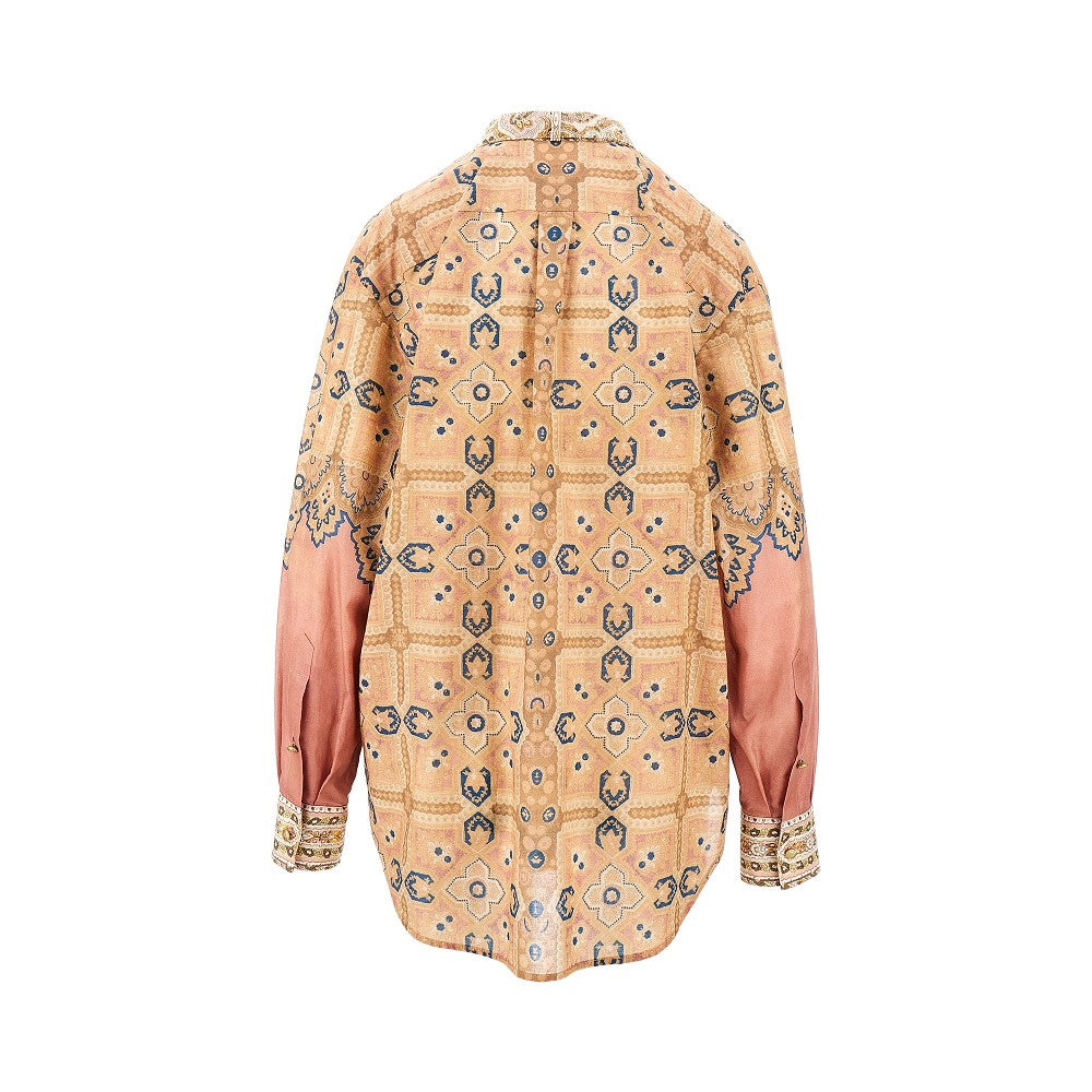 Camicia in mussola 'Voyage Imaginaire'
