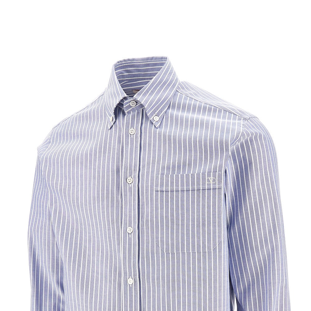 Camicia in cotone Oxford a righe