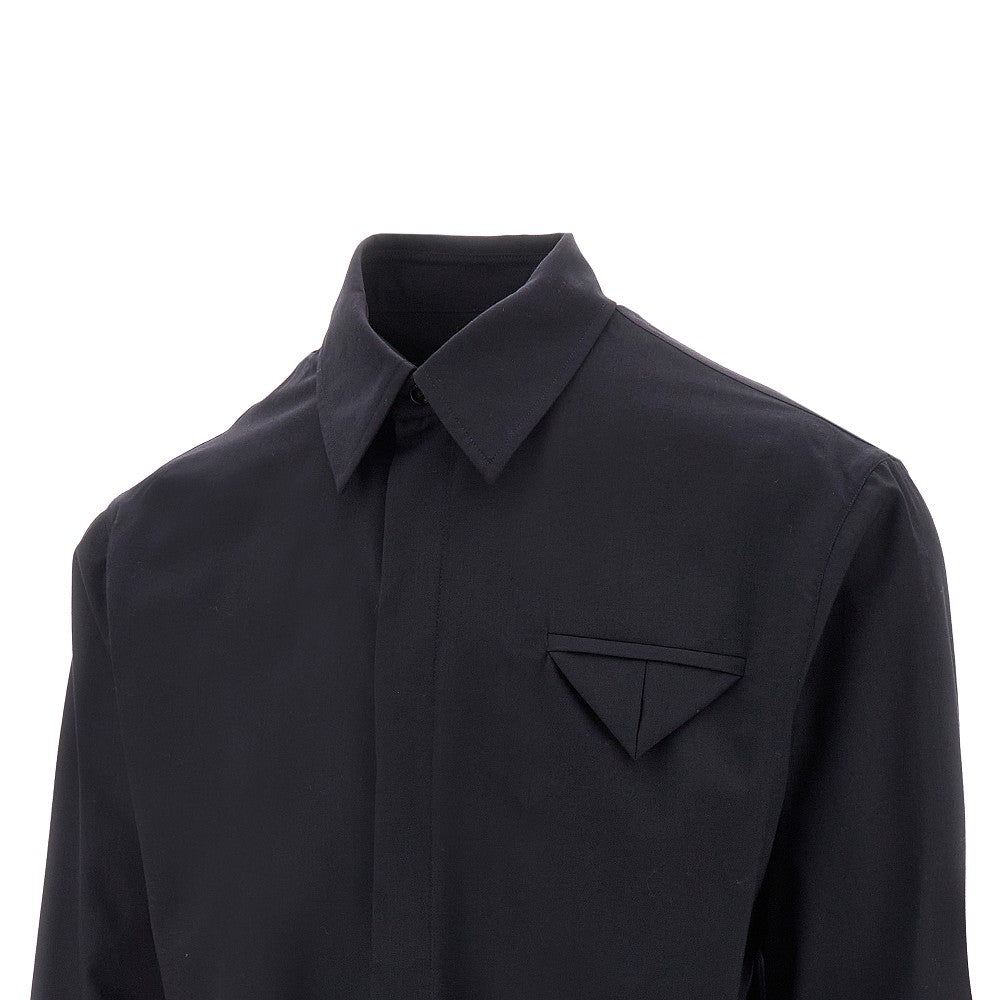 Camicia in lana sottile