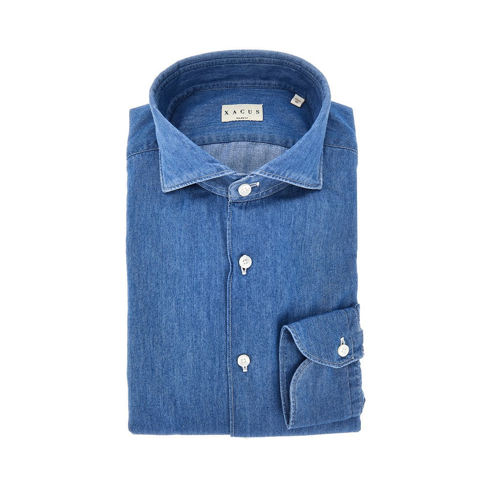 Washed denim Tailor Fit shirt