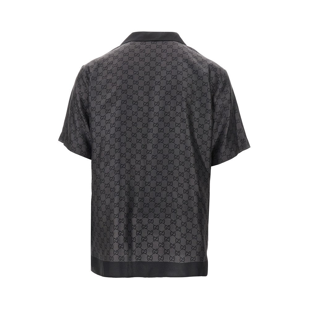GG silk bowling shirt