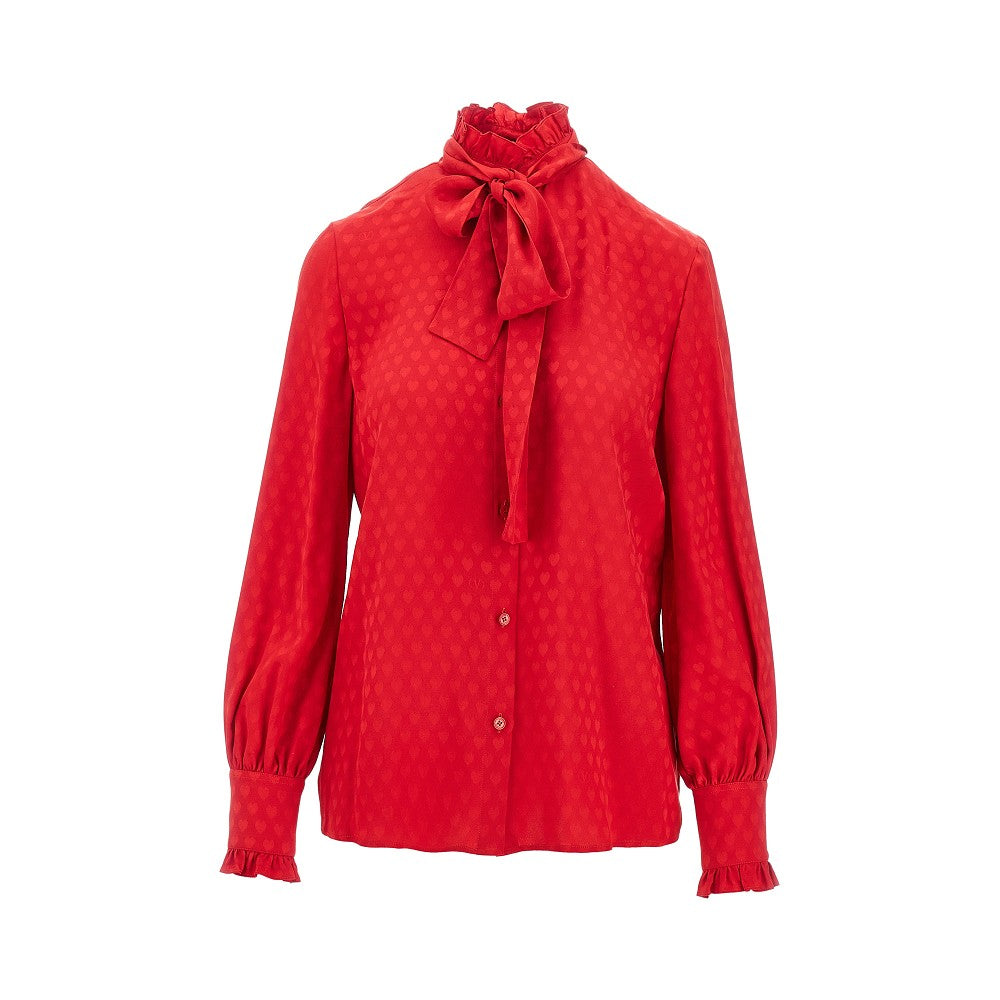 Camicia in Crepe de Chine 'La Cour De Coeur'