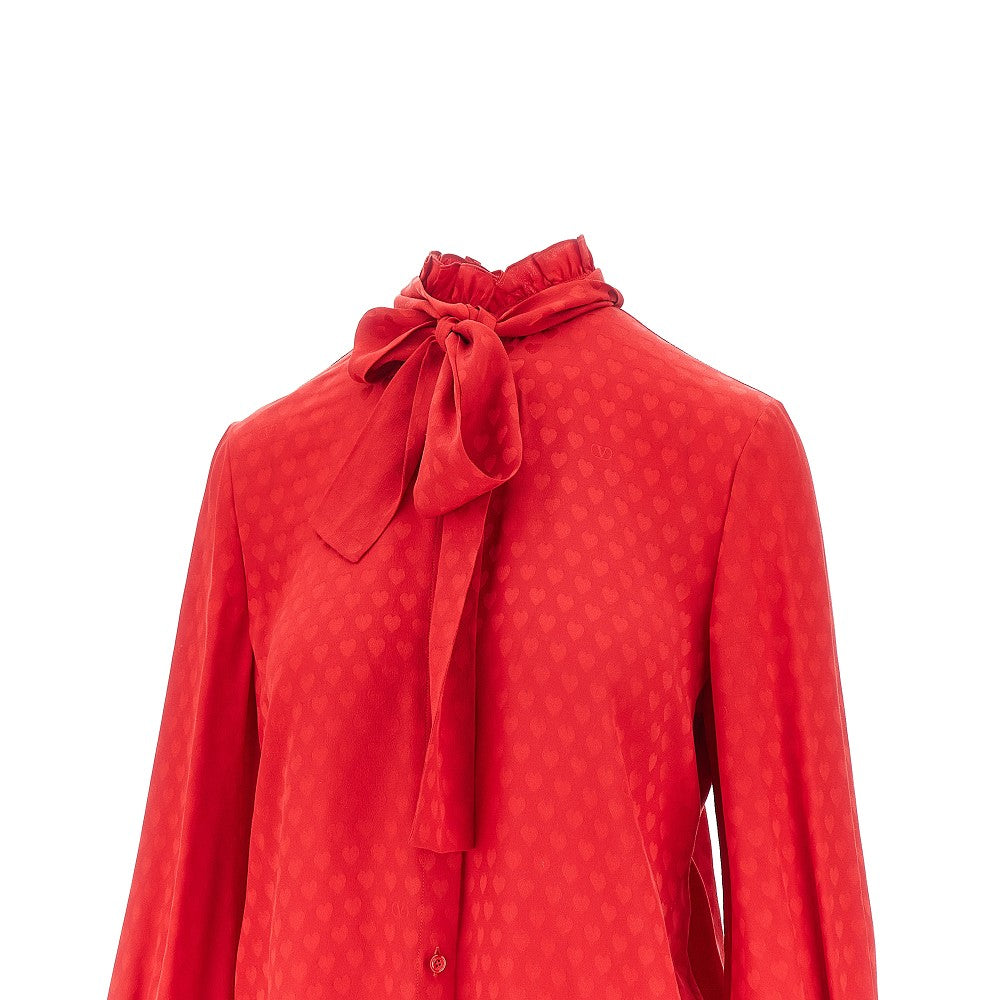 Camicia in Crepe de Chine 'La Cour De Coeur'