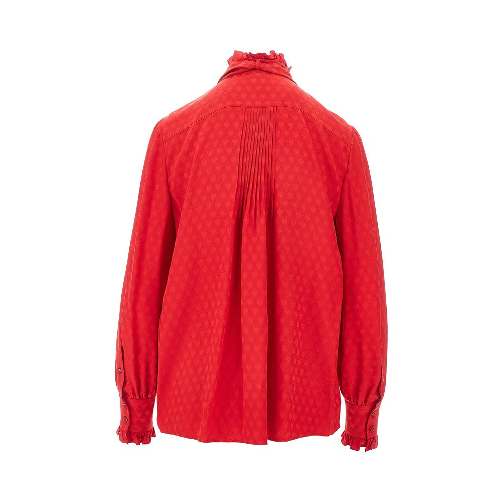 Camicia in Crepe de Chine 'La Cour De Coeur'