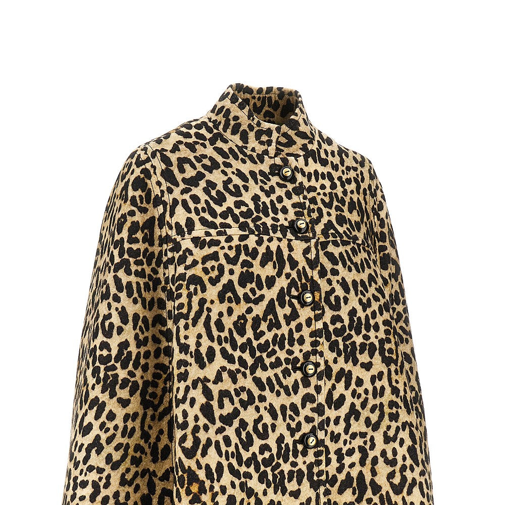 Cappa in Panno stampa Animalier