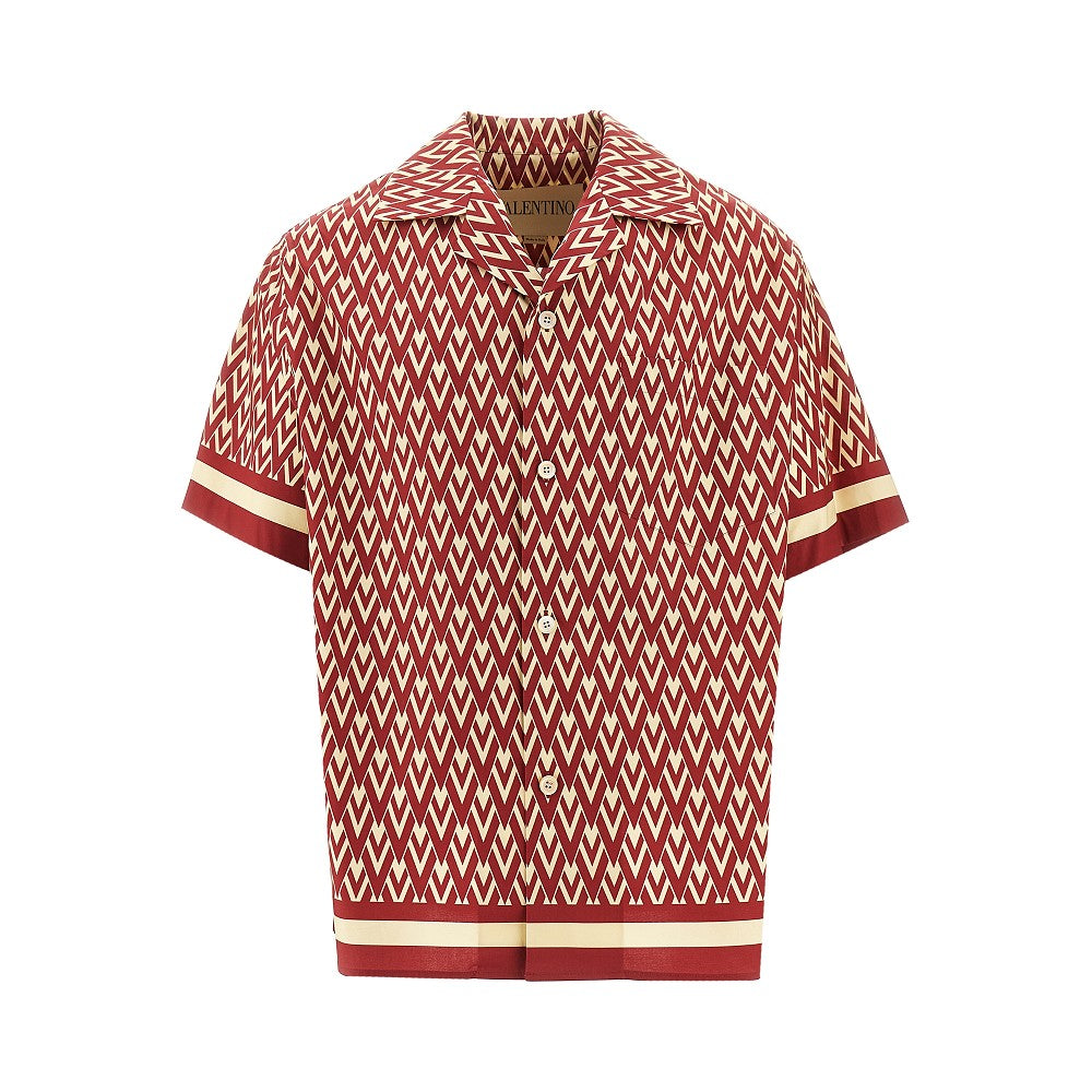 'Toute la V' poplin bowling shirt