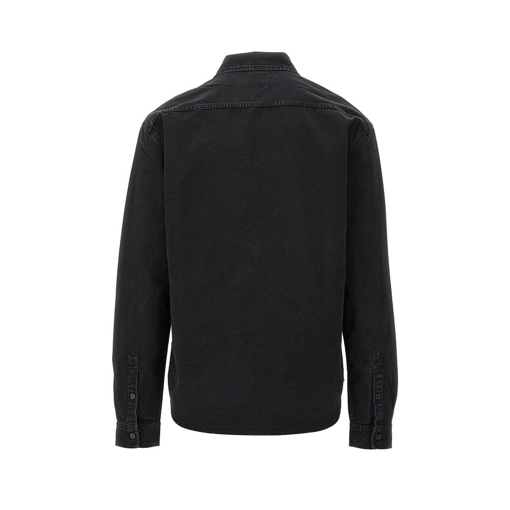 Denim shirt with Cassandre embroidery
