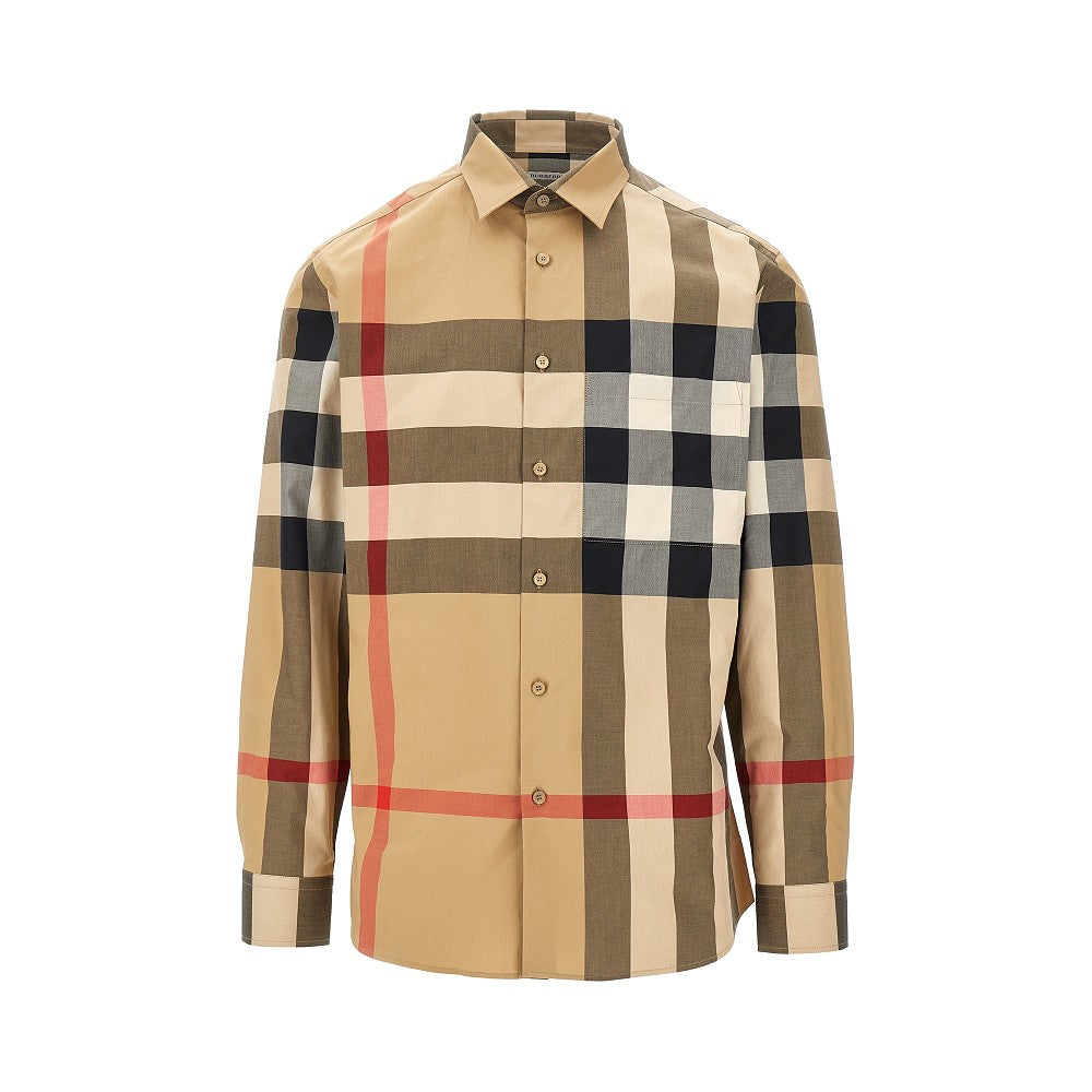 Camicia in popeline Check