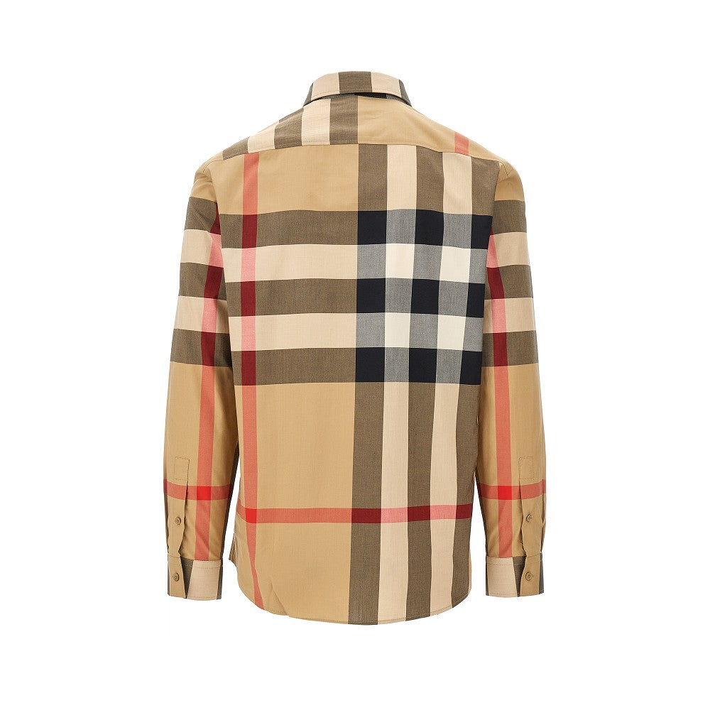 Camicia in popeline Check