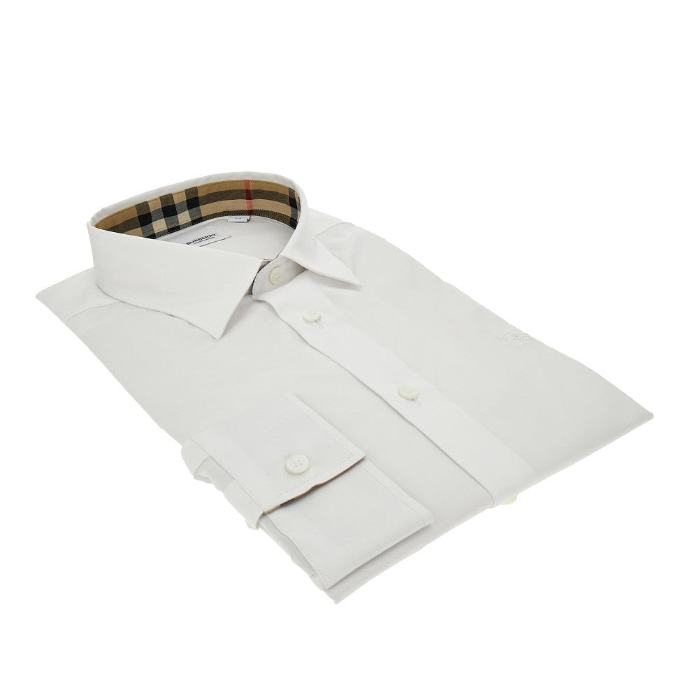 Camicia in popeline stretch