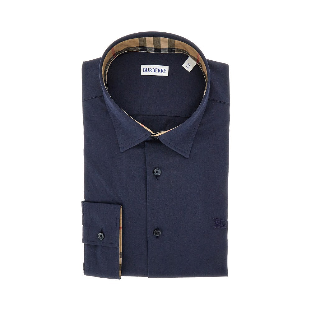 Camicia in popeline stretch