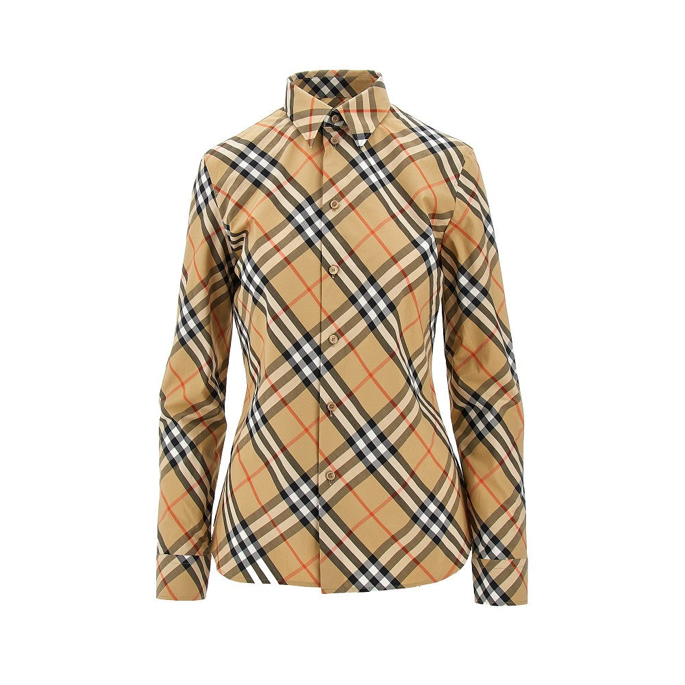 Camicia in popeline Check