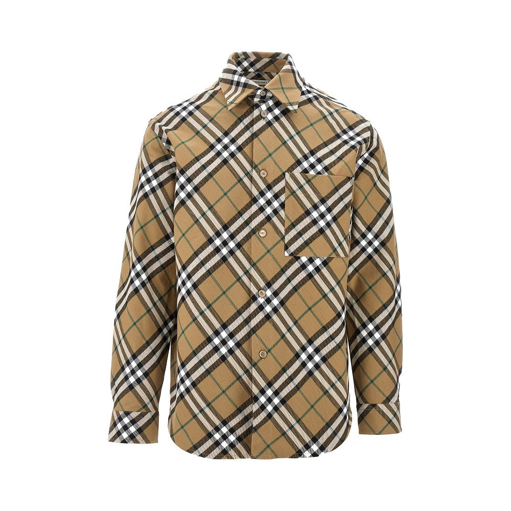 Check flannel shirt