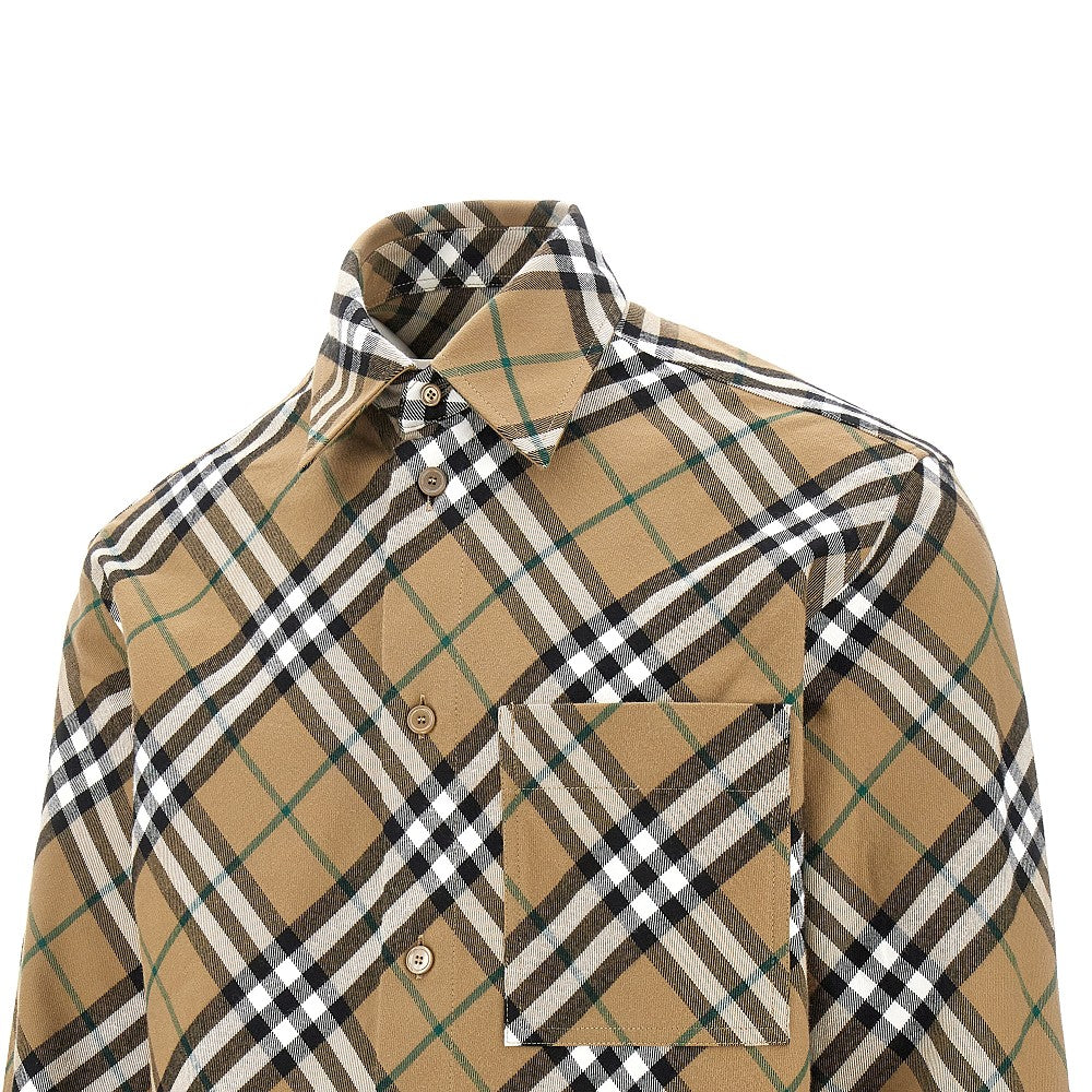 Check flannel shirt