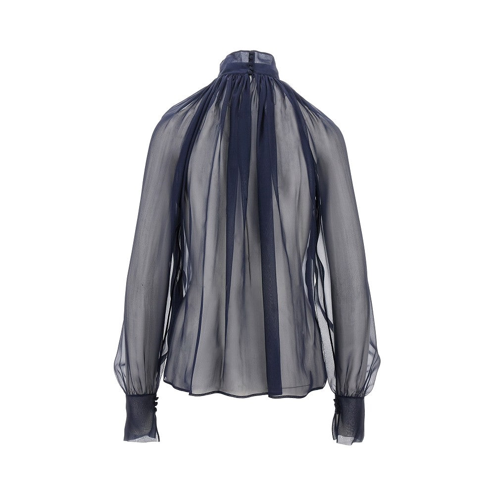 Blusa in mussola di seta