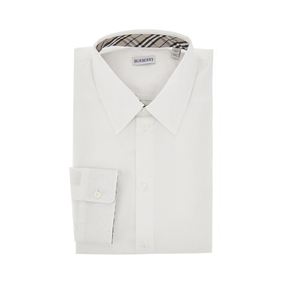 EKD embroidery poplin shirt