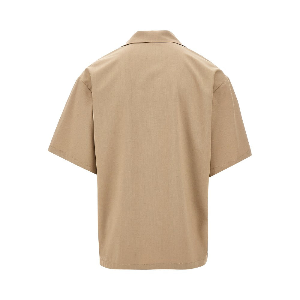 Camicia bowling con pannelli frontali