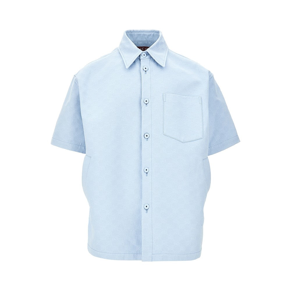 GG cotton canvas oversized shirt