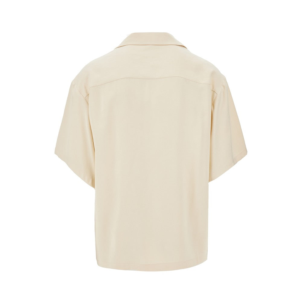 Camicia bowling in viscosa