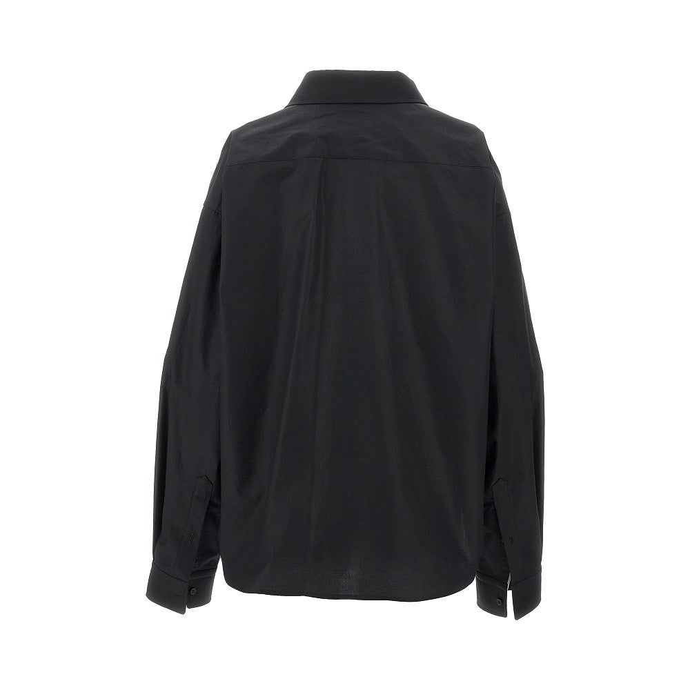 Poplin oversized shirt